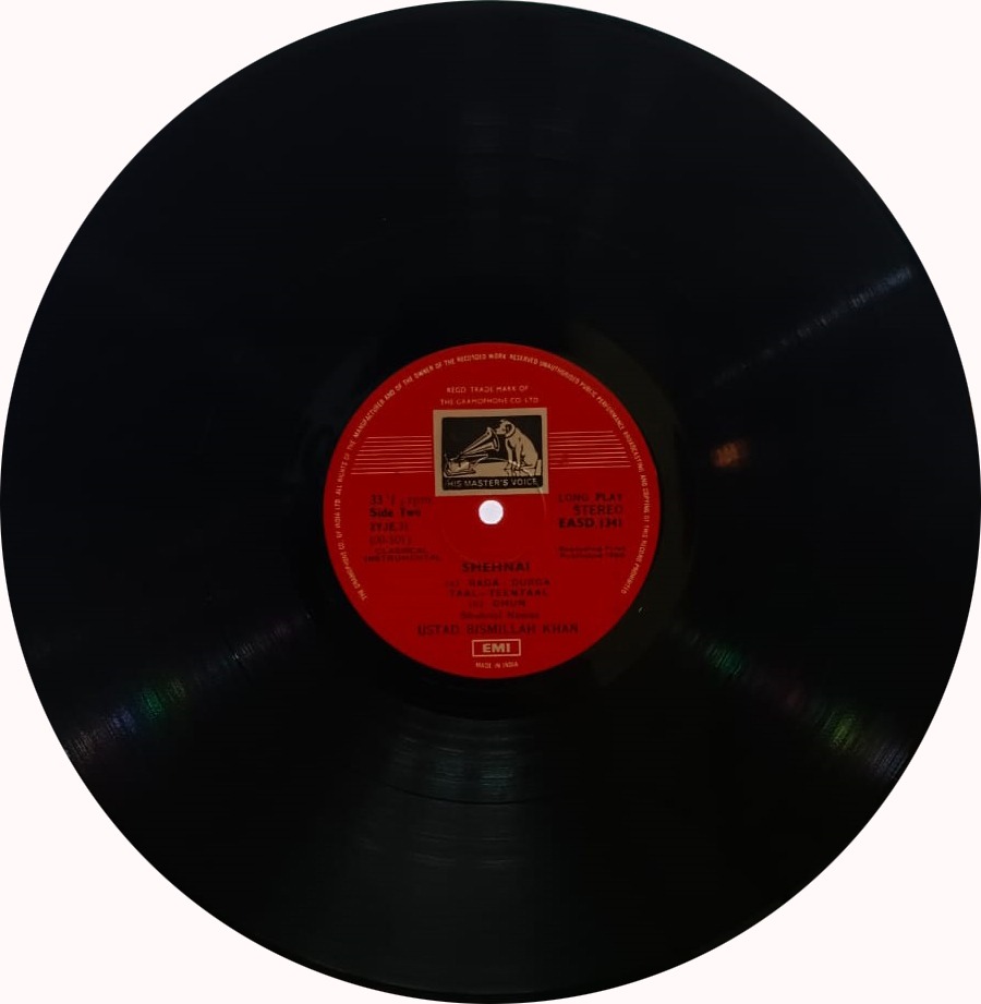 Bismillah Khan – EASD 1341 - Indian Classical Instrumental LP Vinyl Record Bismillah Khan – EASD 1341 - Indian Classical Instrumental LP Vinyl Record