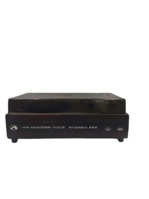 HMV 666 Stereo Record Player - 3 Speed Rubber Pulley Drive With Built-in Amplifier