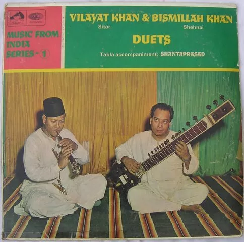 Vilayat Khan And Bismillah Khan - ASD 2295 - HMV Red Label - Indian Classical Instrumental LP Vinyl Record Vilayat Khan And Bismillah Khan - ASD 2295 - HMV Red Label - Indian Classical Instrumental LP Vinyl Record