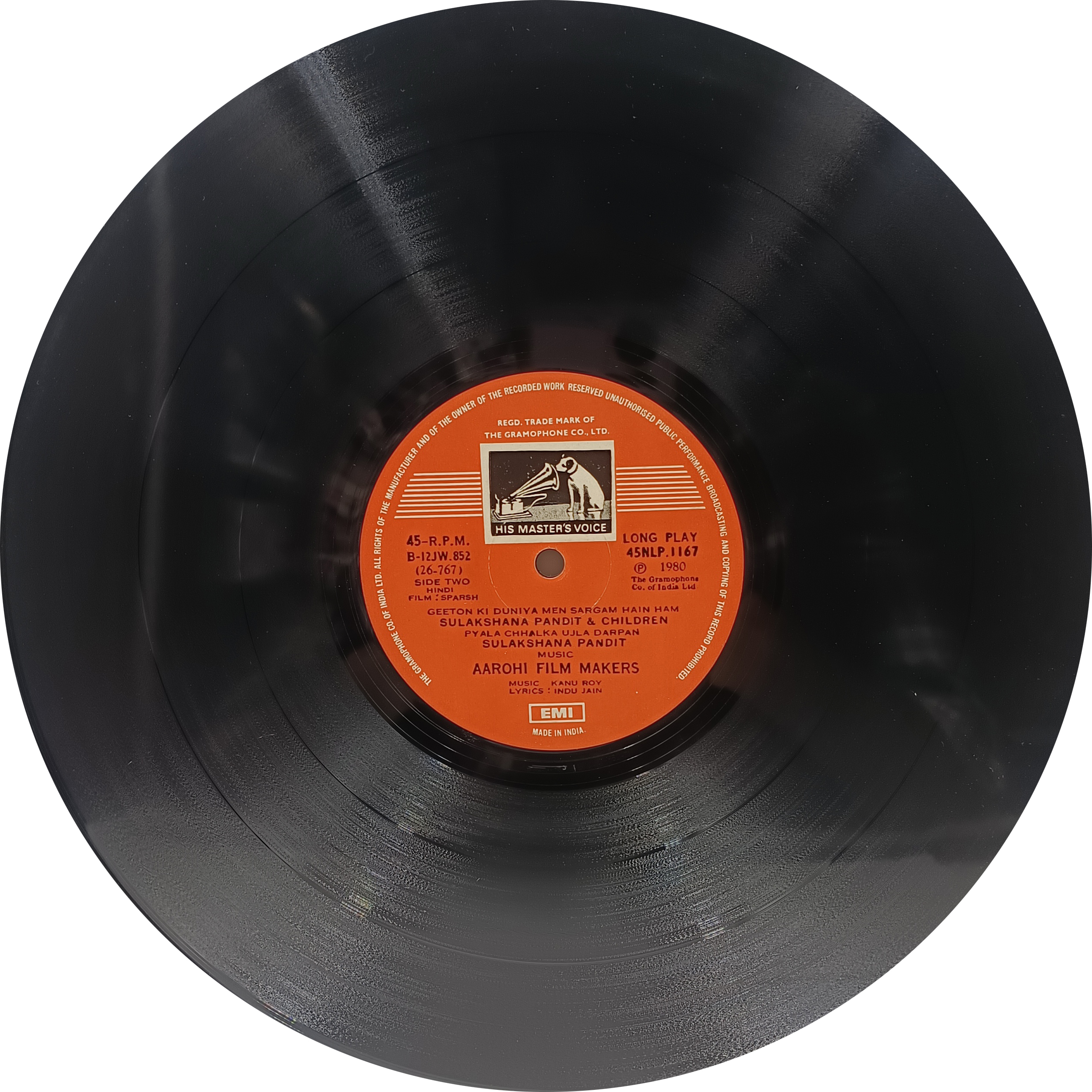 Sparsh - 45NLP 1167 – Cover Reprinted - LP Record Sparsh - 45NLP 1167 – Cover Reprinted - LP Record