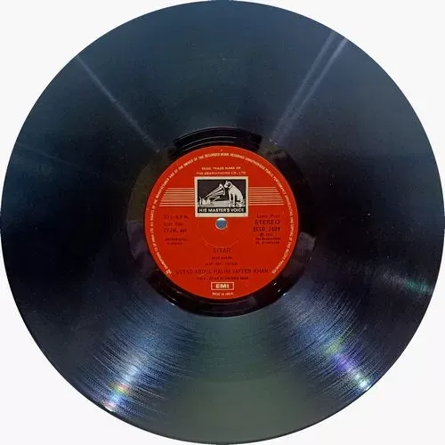 Abdul Halim Jaffer Khan - Enchanting Sitar - ECSD 2809 - CR - Indian Classical Instrumental LP Vinyl Record Abdul Halim Jaffer Khan - Enchanting Sitar - ECSD 2809 - CR - Indian Classical Instrumental LP Vinyl Record