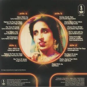 Mohinder Kaur Bharma – Punjabi Disco - NAYA 009LP – 2LP Set – New Release Hindi LP Vinyl Record