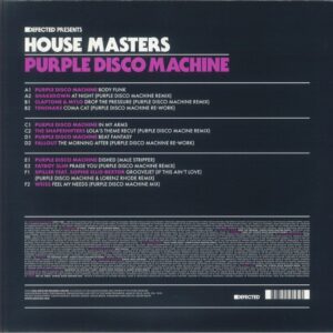 Purple Disco Machine/Various – House Masters: Purple Disco Machine – HOMAS 40LP - 3LP Set - New Release English LP Vinyl Record