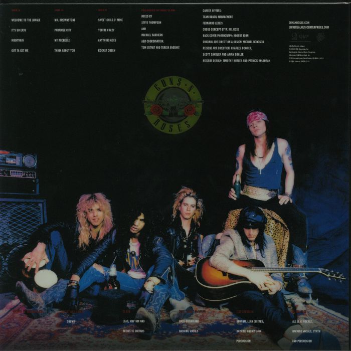 Guns N Roses - Appetite For Destruction (remastered) - 006025 67483908 - Gatefold Cover - 2LP Set - New Released English LP Vinyl Guns N Roses - Appetite For Destruction (remastered) - 006025 67483908 - Gatefold Cover - 2LP Set - New Released English LP Vinyl