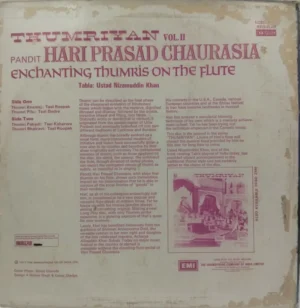 Hari Prasad Chaurasia - ECSD 2781 - (Condition - 85-90%) - Indian Classical Instrumental LP Vinyl Record