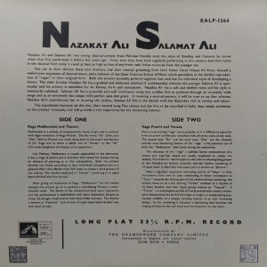 Nazakat Ali Khan & Salamat Ali Khan - EALP 1264 - (Condition 90-95%) - CR - HRL - LP Record