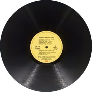 The Shadows 20 Golden Greats- EMTV 3 - CR - English LP Vinyl Record