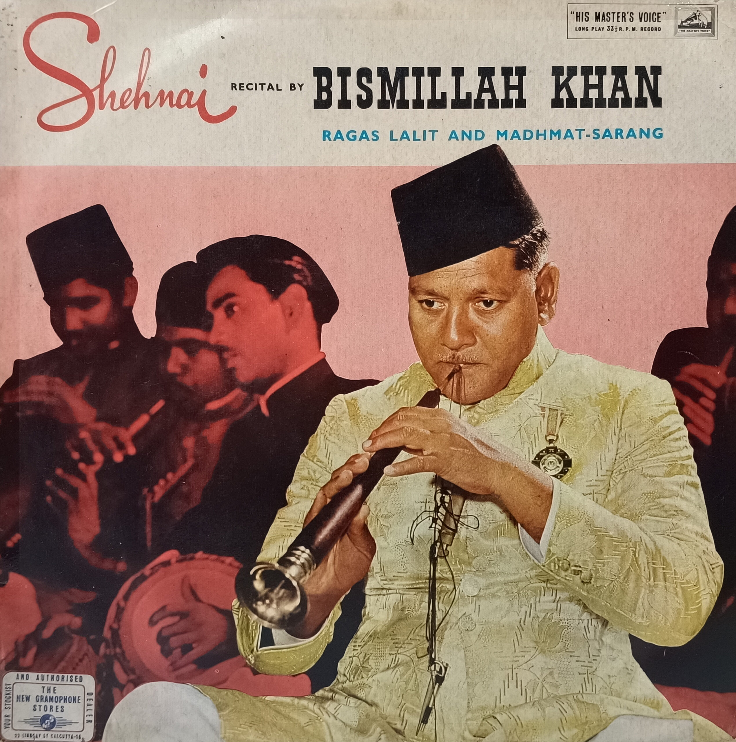 Bismillah Khan - EALP 1270 - (85-90%) - HRL - Indian Classical Instrumental LP Vinyl Bismillah Khan - EALP 1270 - (85-90%) - HRL - Indian Classical Instrumental LP Vinyl