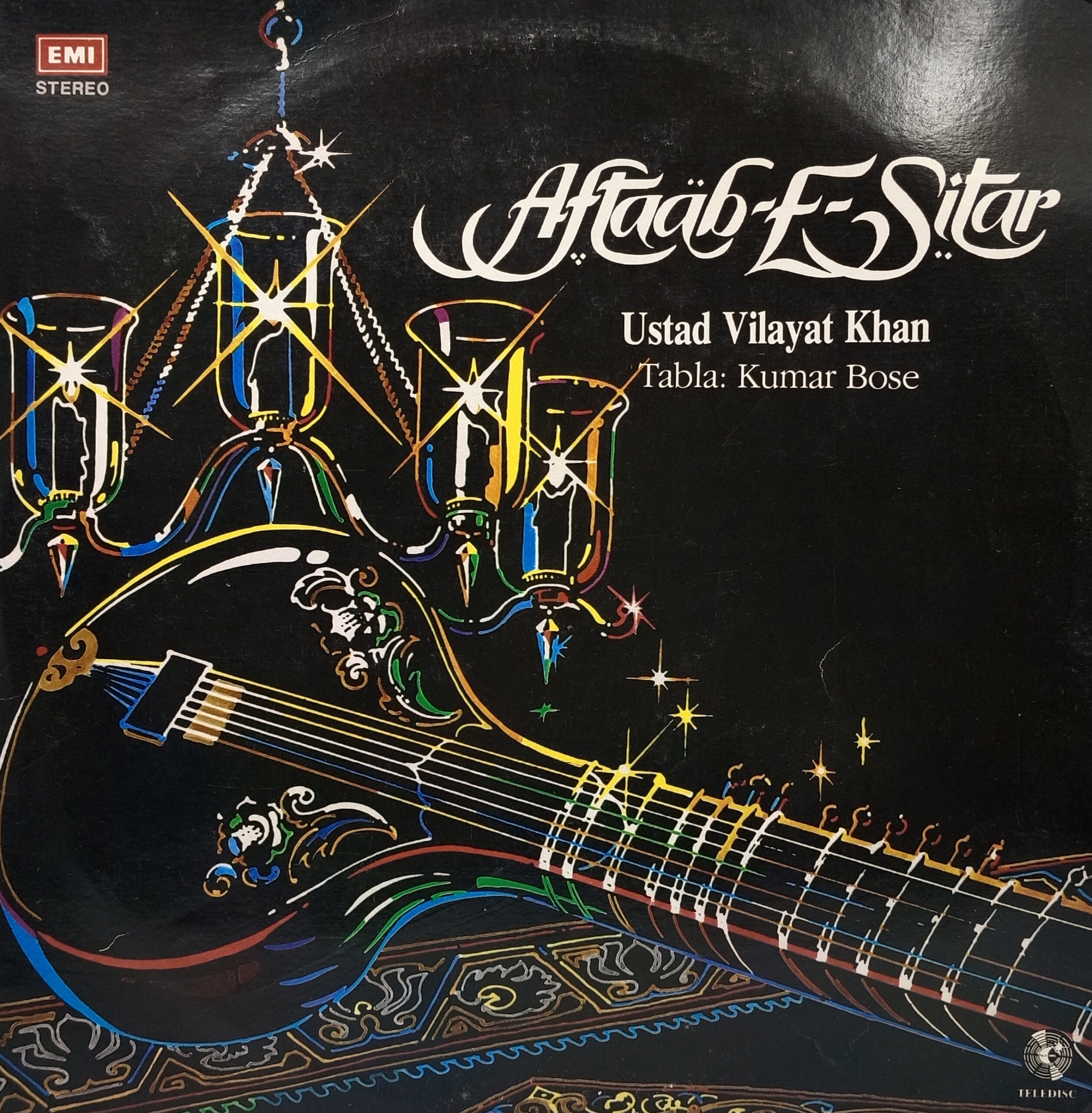 Vilayat Khan – Aftaab-E-Sitar - ECSD 42003 - Indian Classical Instrumental LP Vinyl Record Vilayat Khan – Aftaab-E-Sitar - ECSD 42003 - Indian Classical Instrumental LP Vinyl Record
