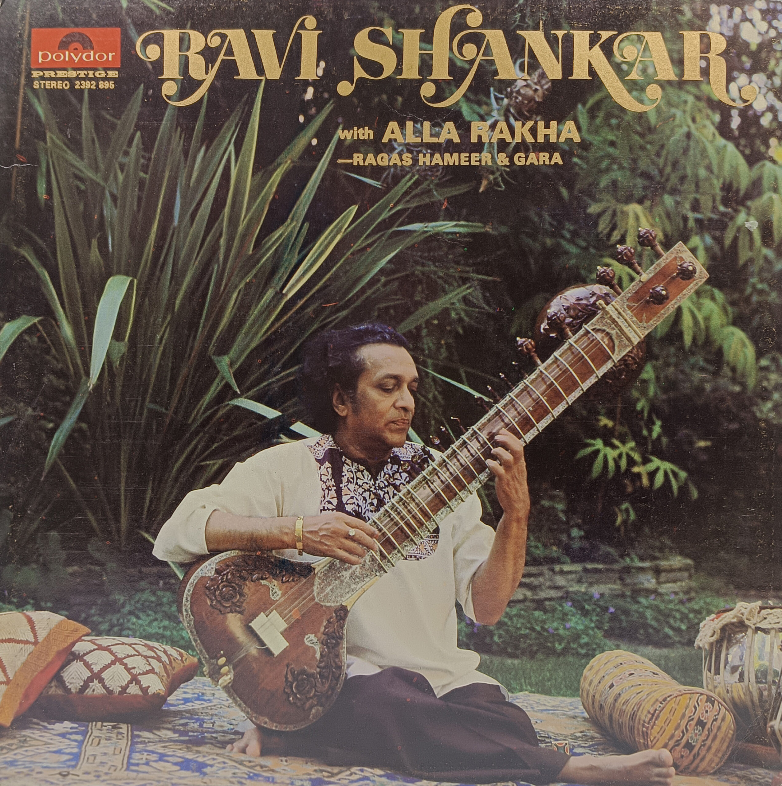 Ravi Shankar - 2392 895 - CBF - Indian Classical Instrumental LP Record Ravi Shankar - 2392 895 - CBF - Indian Classical Instrumental LP Record