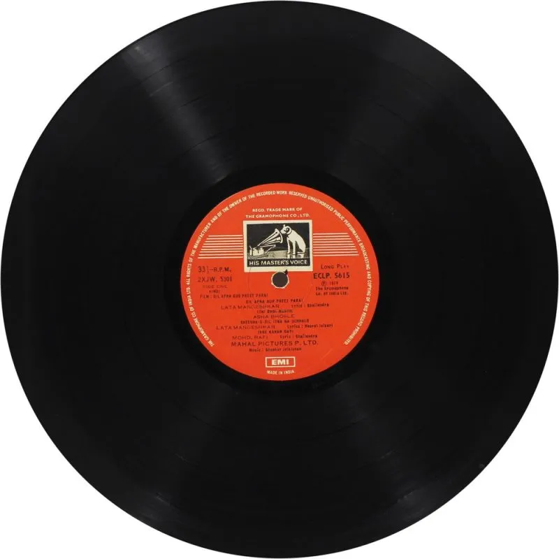 Dil Apna Aur Preet Parai - ECLP 5615 - (90-95%) - CR - Bollywood LP Vinyl Dil Apna Aur Preet Parai - ECLP 5615 - (90-95%) - CR - Bollywood LP Vinyl