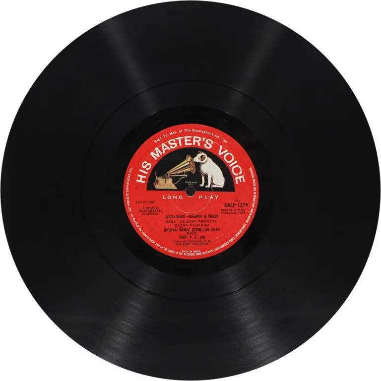 Bismillah Khan & V. G. Jog - EALP 1279 - HMV Red Label - (Condition 90-95%) - Indian Classical Instrumental LP Vinyl Record Bismillah Khan & V. G. Jog - EALP 1279 - HMV Red Label - (Condition 90-95%) - Indian Classical Instrumental LP Vinyl Record
