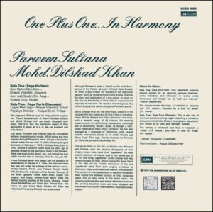Parween Sultana & Mohd Dilshad Khan - ECSD 2802 - Cover Reprinted - (Condition 90-95%) - LP Record