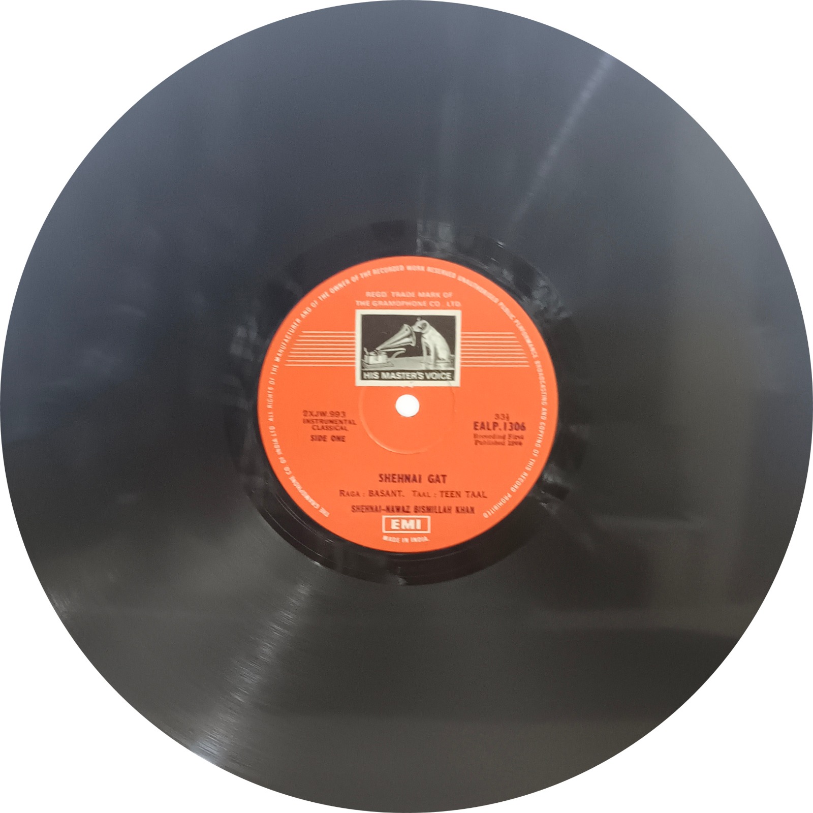 Bismillah Khan - EALP 1306 - (90-95%) - Indian Classical Instrumental LP Vinyl Record Bismillah Khan - EALP 1306 - (90-95%) - Indian Classical Instrumental LP Vinyl Record