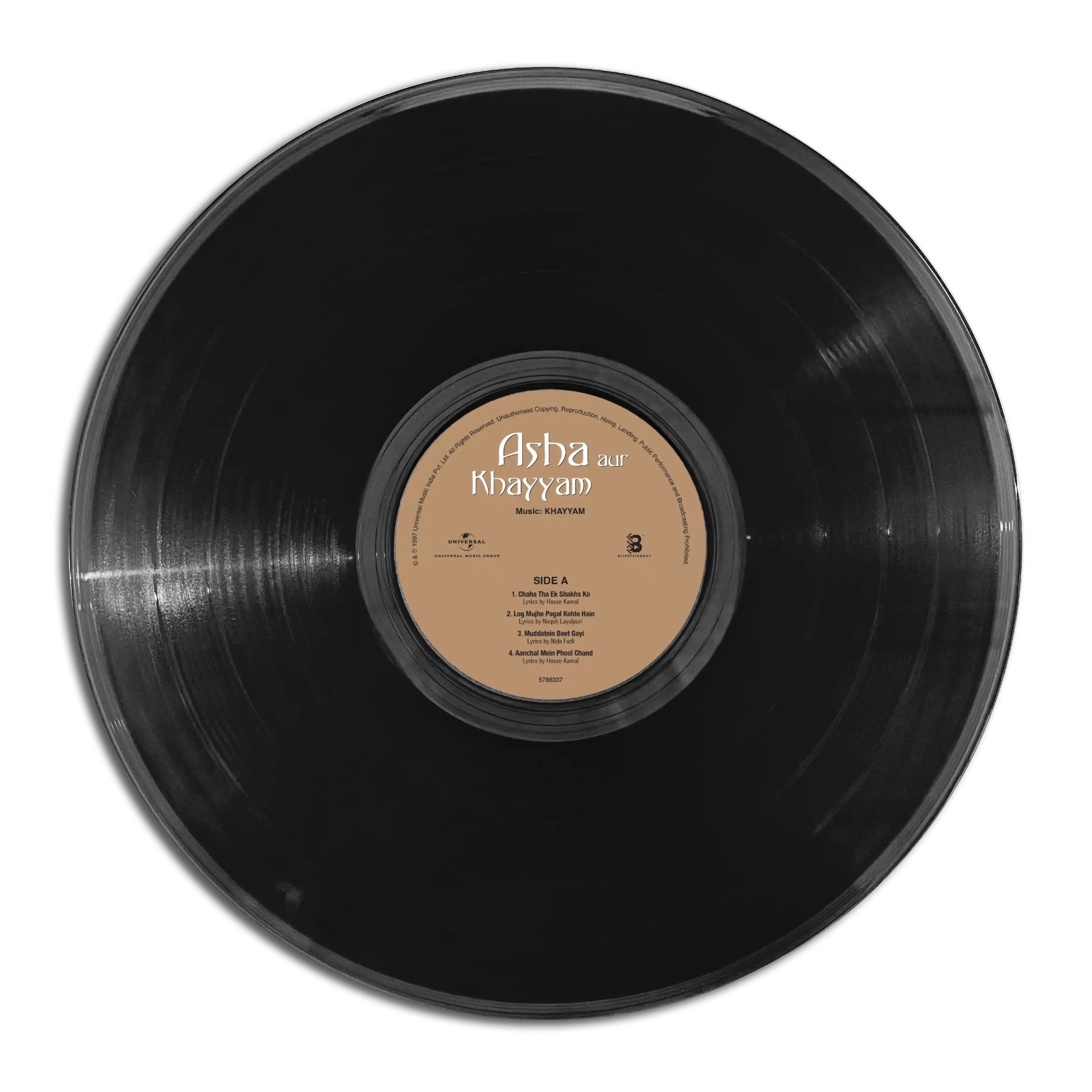 Asha Aur Khayyam – Eight Memorable Tracks - 5788337 - New Release LP Vinyl Record Asha Aur Khayyam – Eight Memorable Tracks - 5788337 - New Release LP Vinyl Record