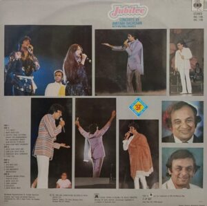 Jubilee - Concert By Amitabh Bachchan With Kalyanji Anandji - IND 1105 - 2LP Set - Private Song LP Vinyl Record