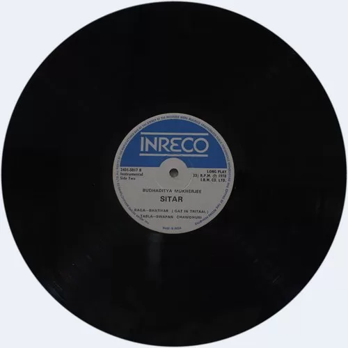 Budhaditya Mukherjee - Sitar Wizard - 2401 5017 - (Condition90-95%) - Indian Classical Instrumental LP Vinyl Record Budhaditya Mukherjee - Sitar Wizard - 2401 5017 - (Condition90-95%) - Indian Classical Instrumental LP Vinyl Record