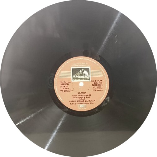 Amjad Ali Khan - Prisoner Of Conscience - ECSD 2864 - (Condition 90-95%) - Indian Classical Instrumental LP Vinyl Record Amjad Ali Khan - Prisoner Of Conscience - ECSD 2864 - (Condition 90-95%) - Indian Classical Instrumental LP Vinyl Record