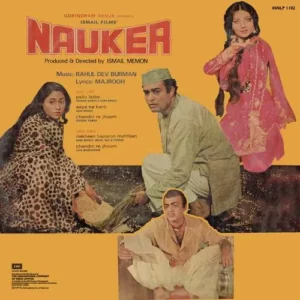 Nauker - 45NLP 1102 - (Condition - 90-95%) - Cover Reprinted - Bollywood Rare LP Record