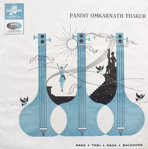 Omkarnath Thakur - 33ECX 3252 - Indian Classical Vocal LP Record Omkarnath Thakur - 33ECX 3252 - Indian Classical Vocal LP Record