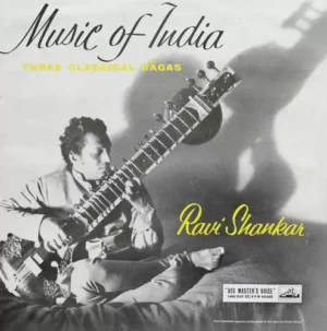 Ravi Shankar – Music of India - ALPC 7 - (Condition 80-85%) - HMV Red Label - Indian Classical Instrumental LP Vinyl Record