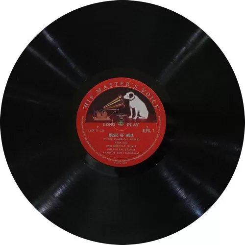 Ravi Shankar – Music of India - ALPC 7 - (Condition 80-85%) - HMV Red Label - Indian Classical Instrumental LP Vinyl Record Ravi Shankar – Music of India - ALPC 7 - (Condition 80-85%) - HMV Red Label - Indian Classical Instrumental LP Vinyl Record