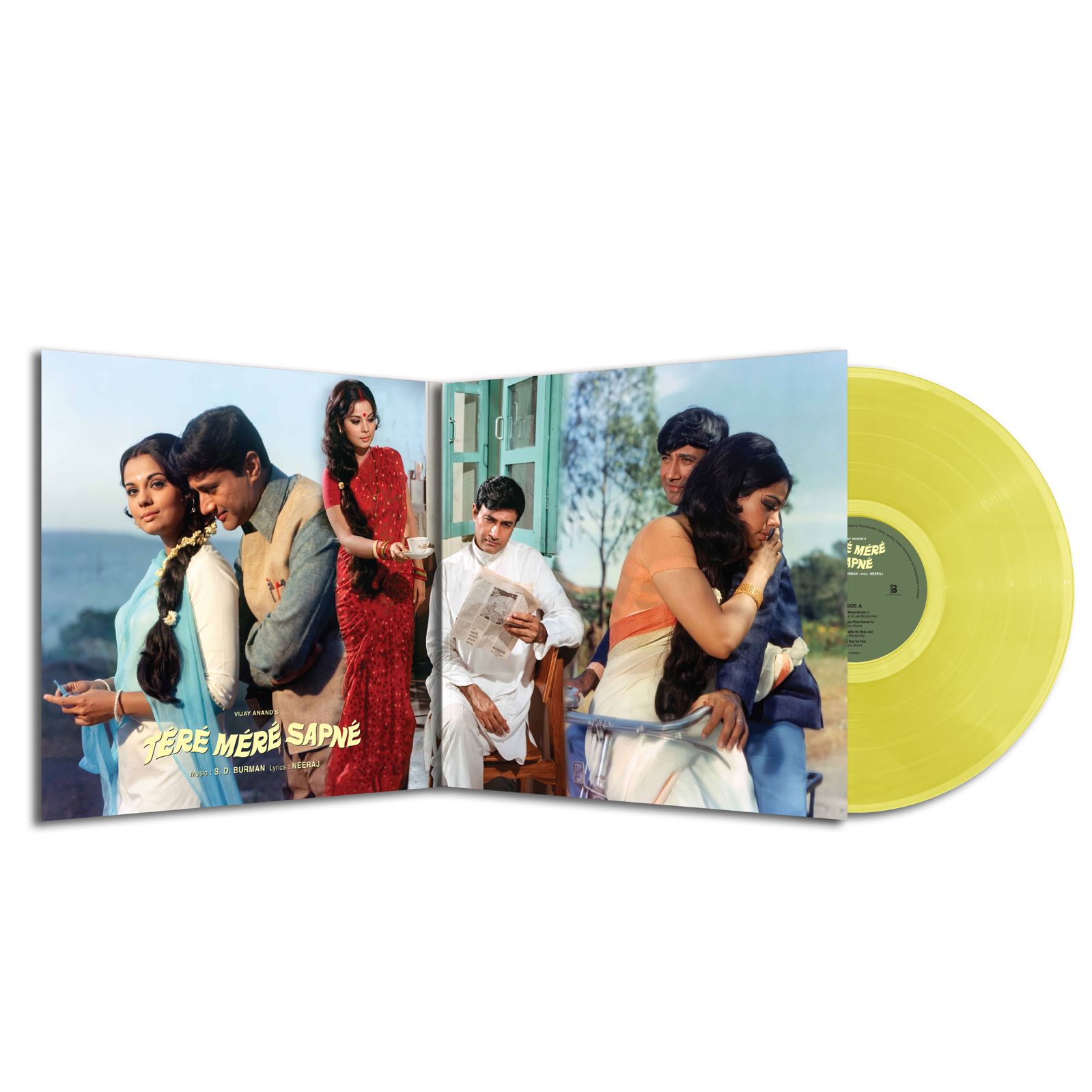 Tere Mere Sapne - 7420887 - CBF - Record Colour Yellow - New Release Hindi LP Vinyl Record Tere Mere Sapne - 7420887 - CBF - Record Colour Yellow - New Release Hindi LP Vinyl Record
