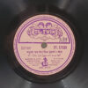 Aah - FT. 17535 - 78 RPM Bollywood Record - 10"