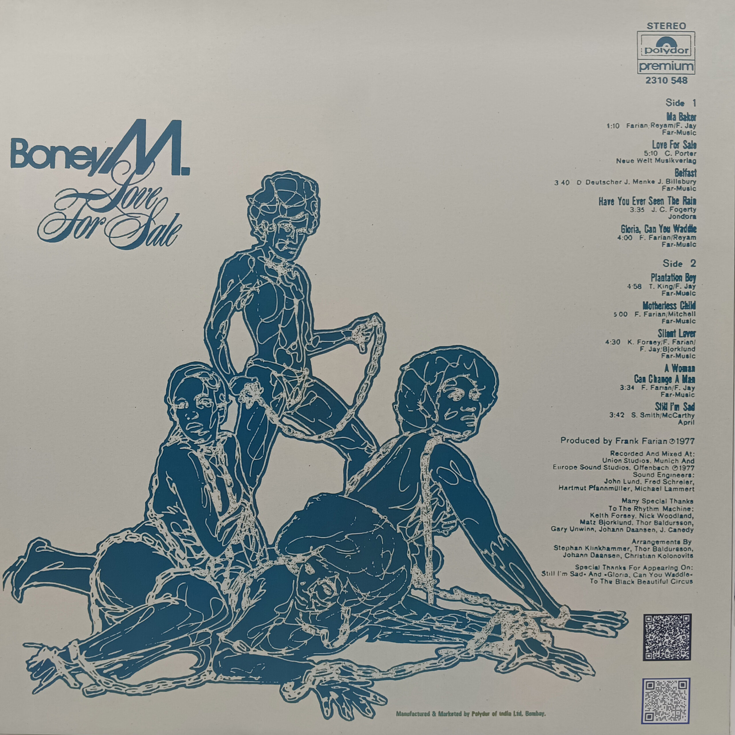 Boney M. - Love For Sale - 2310 548 - (85-90%) - CR - English LP Vinyl Record Boney M. - Love For Sale - 2310 548 - (85-90%) - CR - English LP Vinyl Record