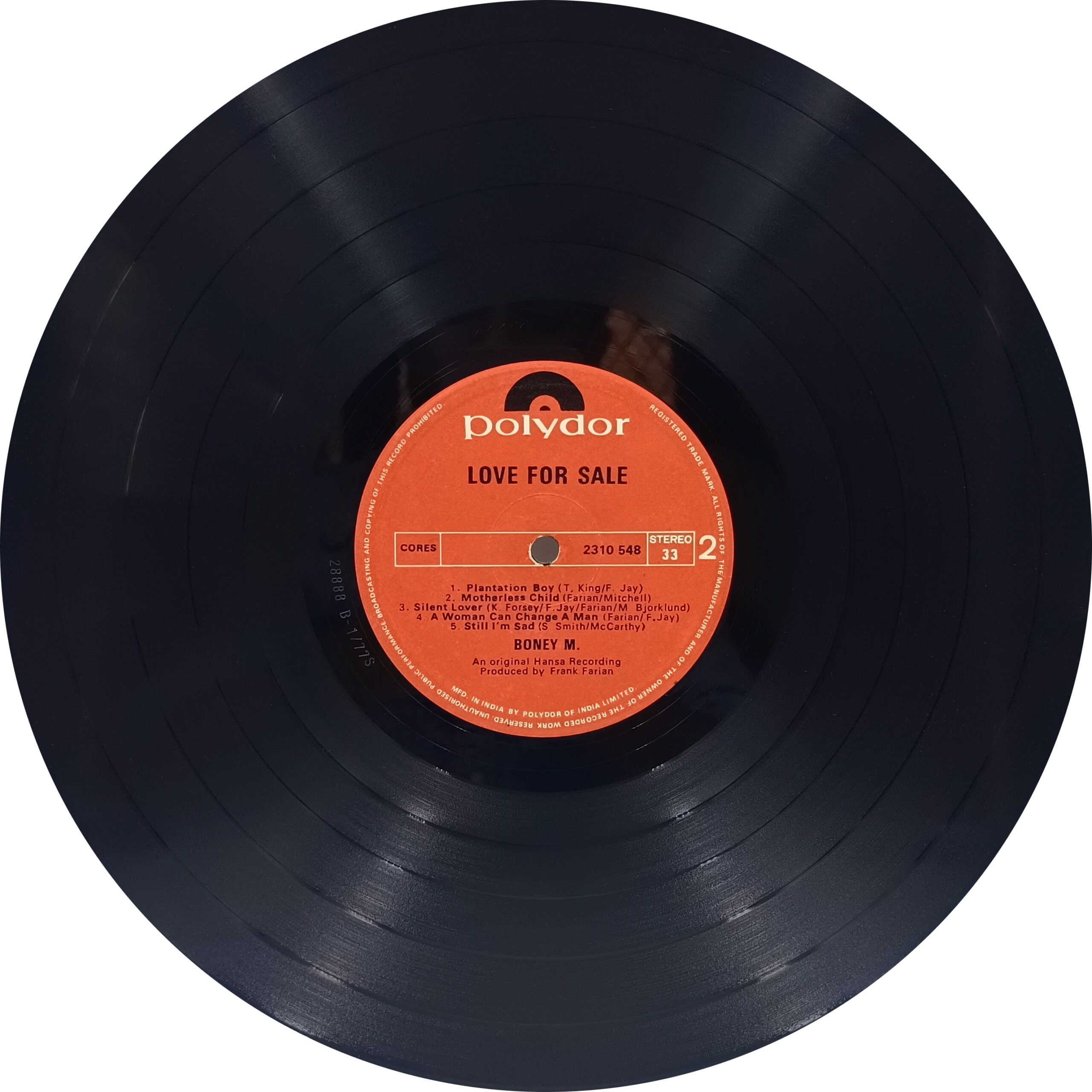 Boney M. - Love For Sale - 2310 548 - (85-90%) - CR - English LP Vinyl Record Boney M. - Love For Sale - 2310 548 - (85-90%) - CR - English LP Vinyl Record