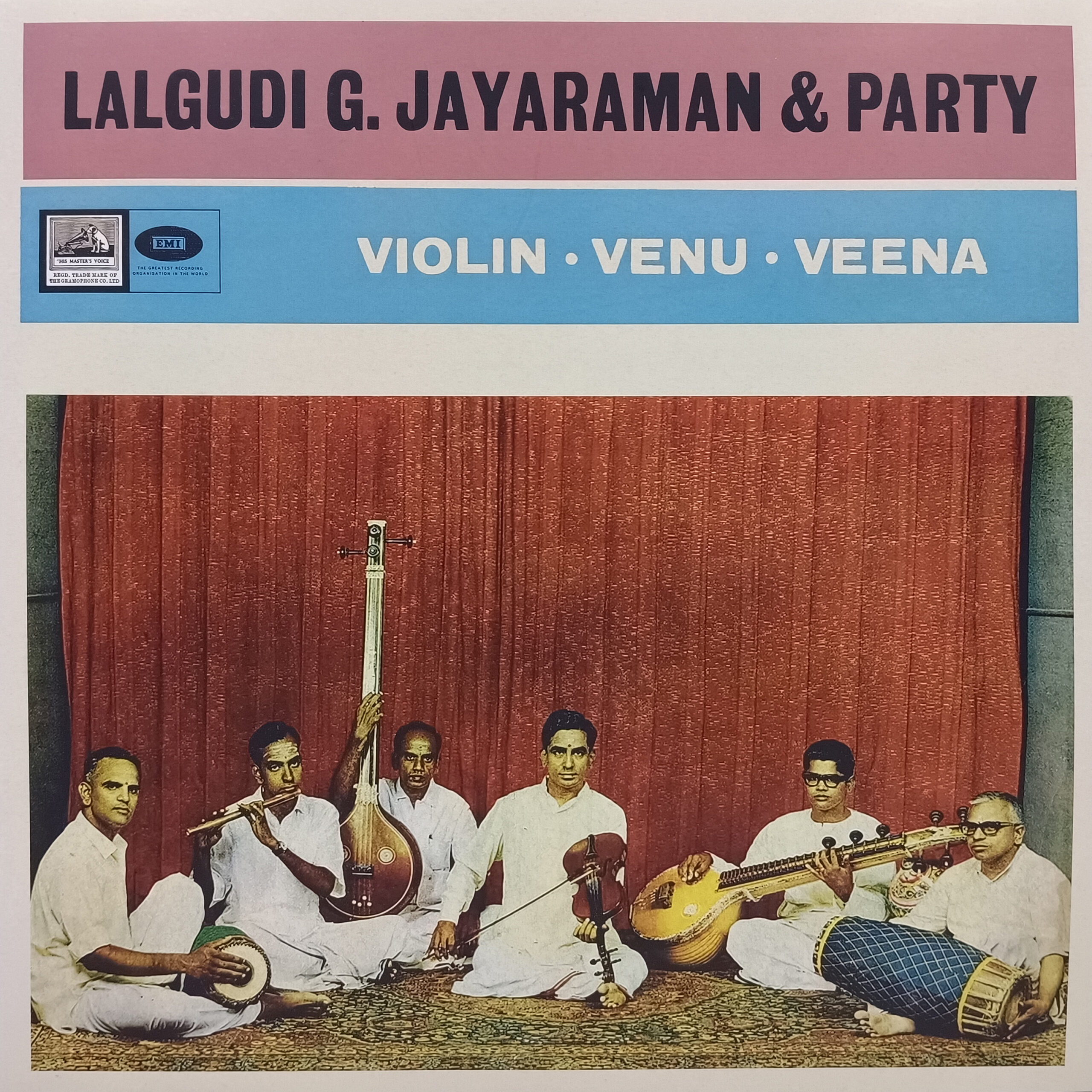 Lalgudi G. Jayaraman & Party - ECLP 2338 - HBL - (90-95%) - CR - Indian Classical Instrumental LP Record.jpg Lalgudi G. Jayaraman & Party - ECLP 2338 - HBL - (90-95%) - CR - Indian Classical Instrumental LP Record