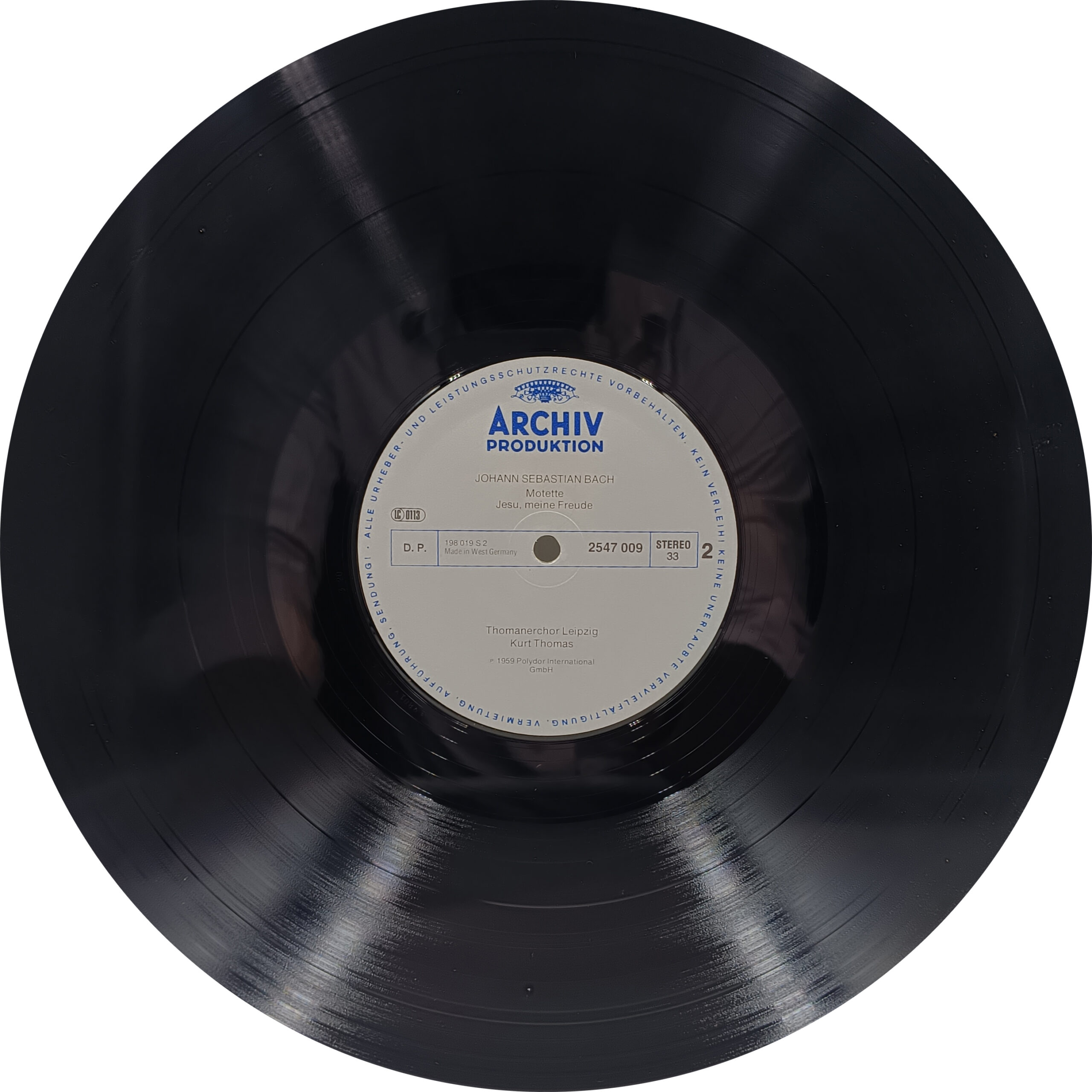 Johann Sebastian Bach - Three Motets - 2547 009 – Western Classical LP Vinyl Record Johann Sebastian Bach - Three Motets - 2547 009 – Western Classical LP Vinyl Record