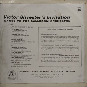 Victor Silvestor’s Invitation - Dance To The Ballroom Orchestra - 33SX 1265 – (85-90%) - Western Classical LP Vinyl Record