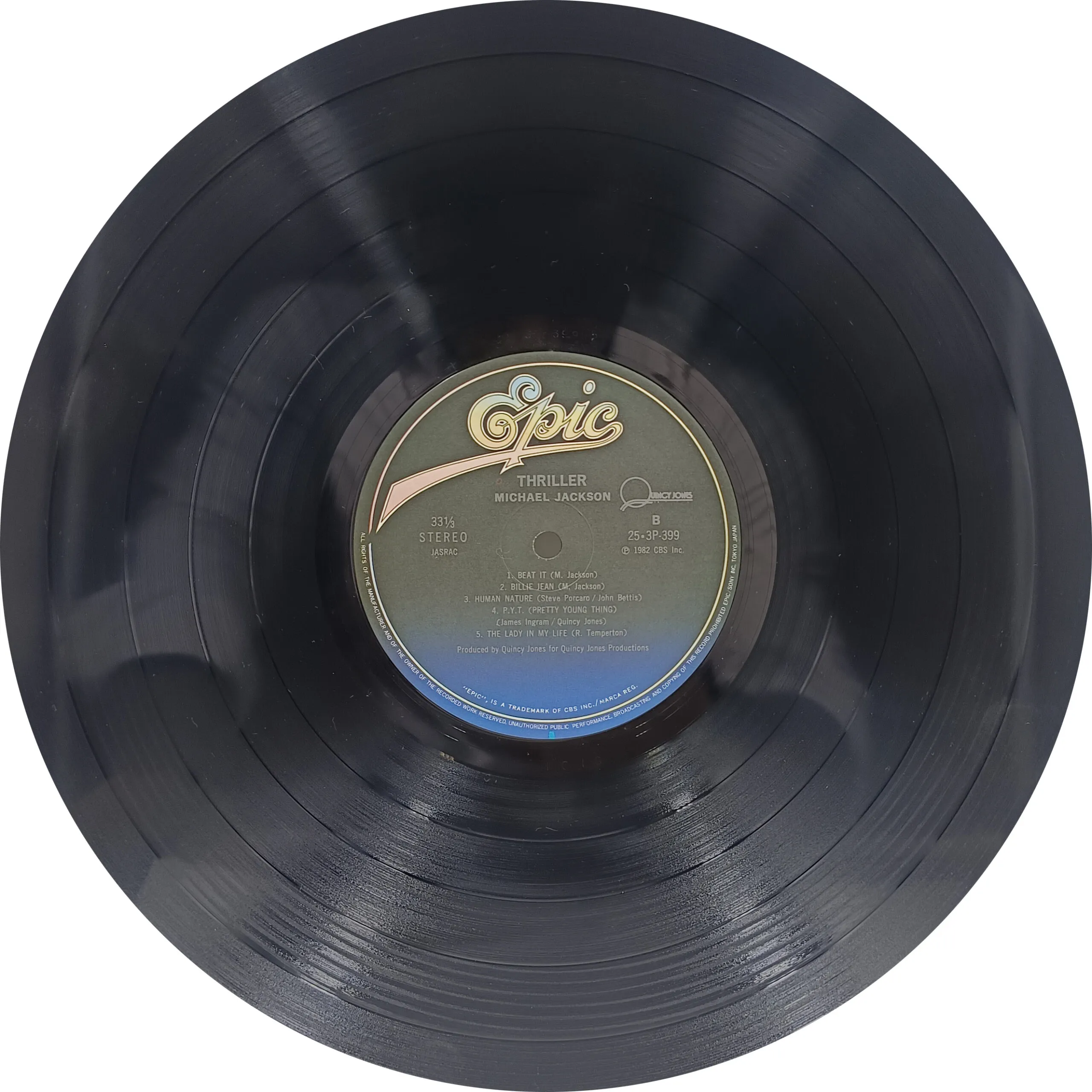 Michael Jackson - Thriller - 25 3P 399 - CBF - English LP Vinyl Record Michael Jackson - Thriller - 25 3P 399 - CBF - English LP Vinyl Record