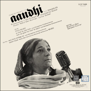 Aandhi - ECLP 5466 - (90-95%) - CR- Bollywood Rare LP Vinyl Record