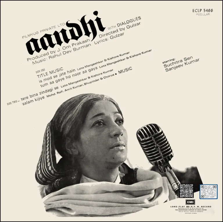 Aandhi - ECLP 5466 - (90-95%) - CR- Bollywood Rare LP Vinyl Record Aandhi - ECLP 5466 - (90-95%) - CR- Bollywood Rare LP Vinyl Record
