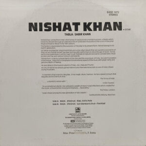 Nishant Khan - EASD 1472 - Indian Classical Instrumental LP Vinyl Record