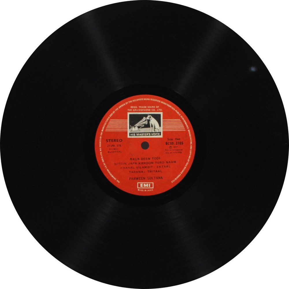 Parween Sultana - ECSD 2785 - (90-95%) - Indian Classical Vocal LP Vinyl Record Parween Sultana - ECSD 2785 - (90-95%) - Indian Classical Vocal LP Vinyl Record