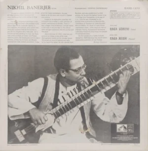 Nikhil Banerjee - EASD 1377 – Indian Classical Instrumental LP Vinyl Record Nikhil Banerjee - EASD 1377 – Indian Classical Instrumental LP Vinyl Record