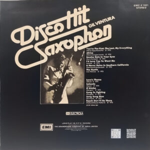 Disco Hit Saxophon - EMC E 1021 - (90-95%) - CR - English Instrumental LP Vinyl Record