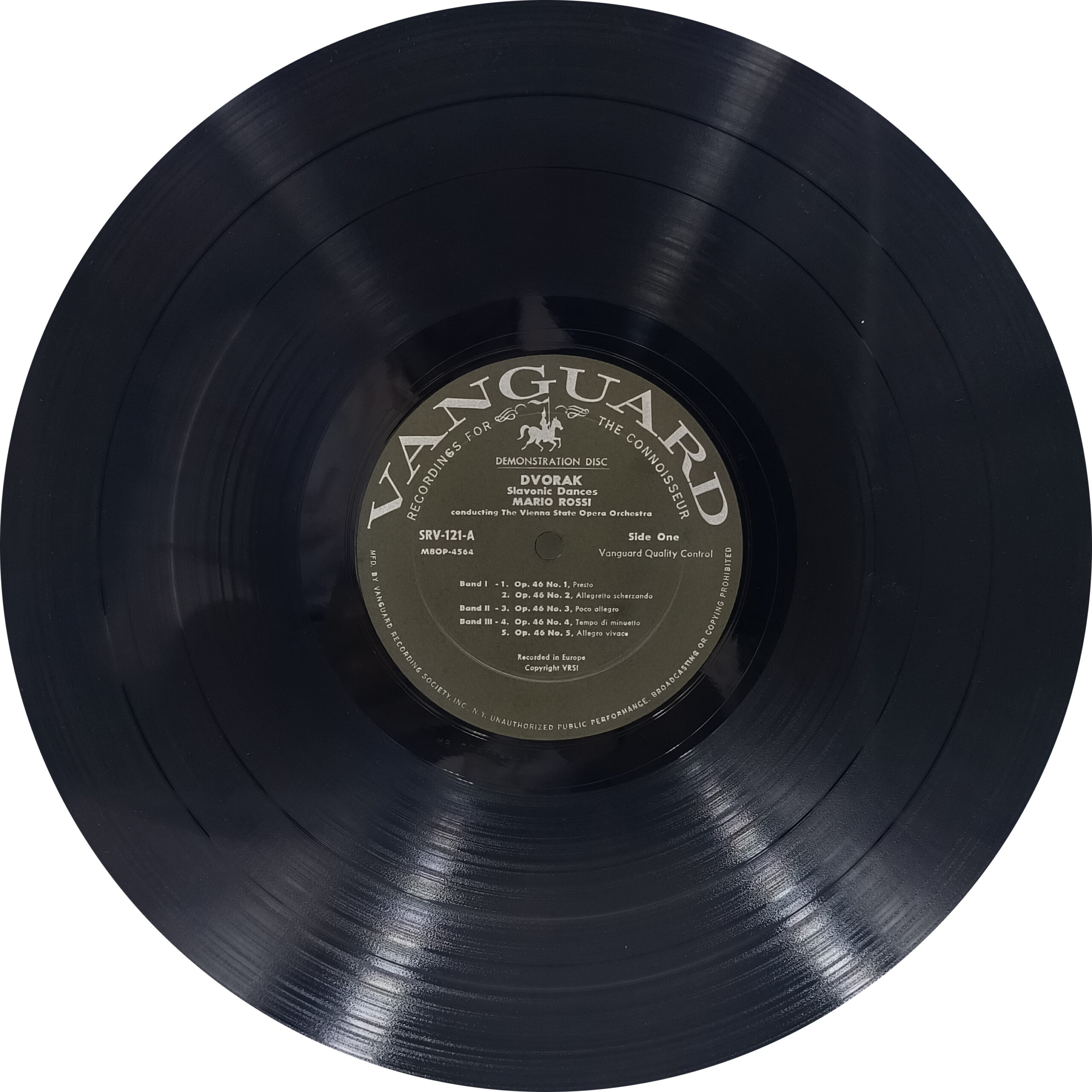 Mario Rossi - Slavonic Dances - SRV 121 - (90-95%) - Western Classical LP Vinyl Record Mario Rossi - Slavonic Dances - SRV 121 - (90-95%) - Western Classical LP Vinyl Record