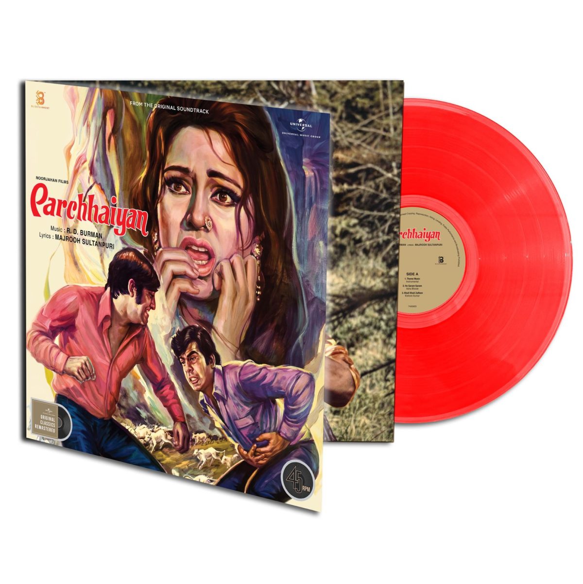 Parchhaiyan - 7420923 – Cover Book Fold -Record Colour Red - New Release Hindi LP Vinyl Record Parchhaiyan - 7420923 – Cover Book Fold -Record Colour Red - New Release Hindi LP Vinyl Record