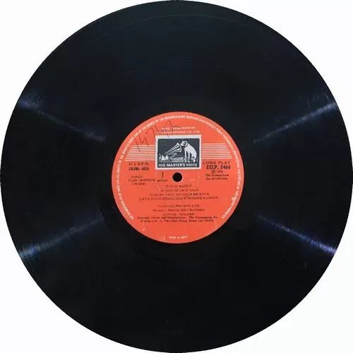 Aandhi - ECLP 5466 - (90-95%) - CR- Bollywood Rare LP Vinyl Record Aandhi - ECLP 5466 - (90-95%) - CR- Bollywood Rare LP Vinyl Record