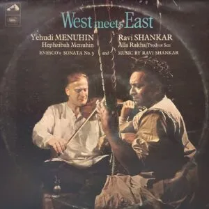 Yehudi Menuhin & Ravi Shankar - West Meets East - ASD 2294 - Indian Classical Instrumental LP Vinyl Record 