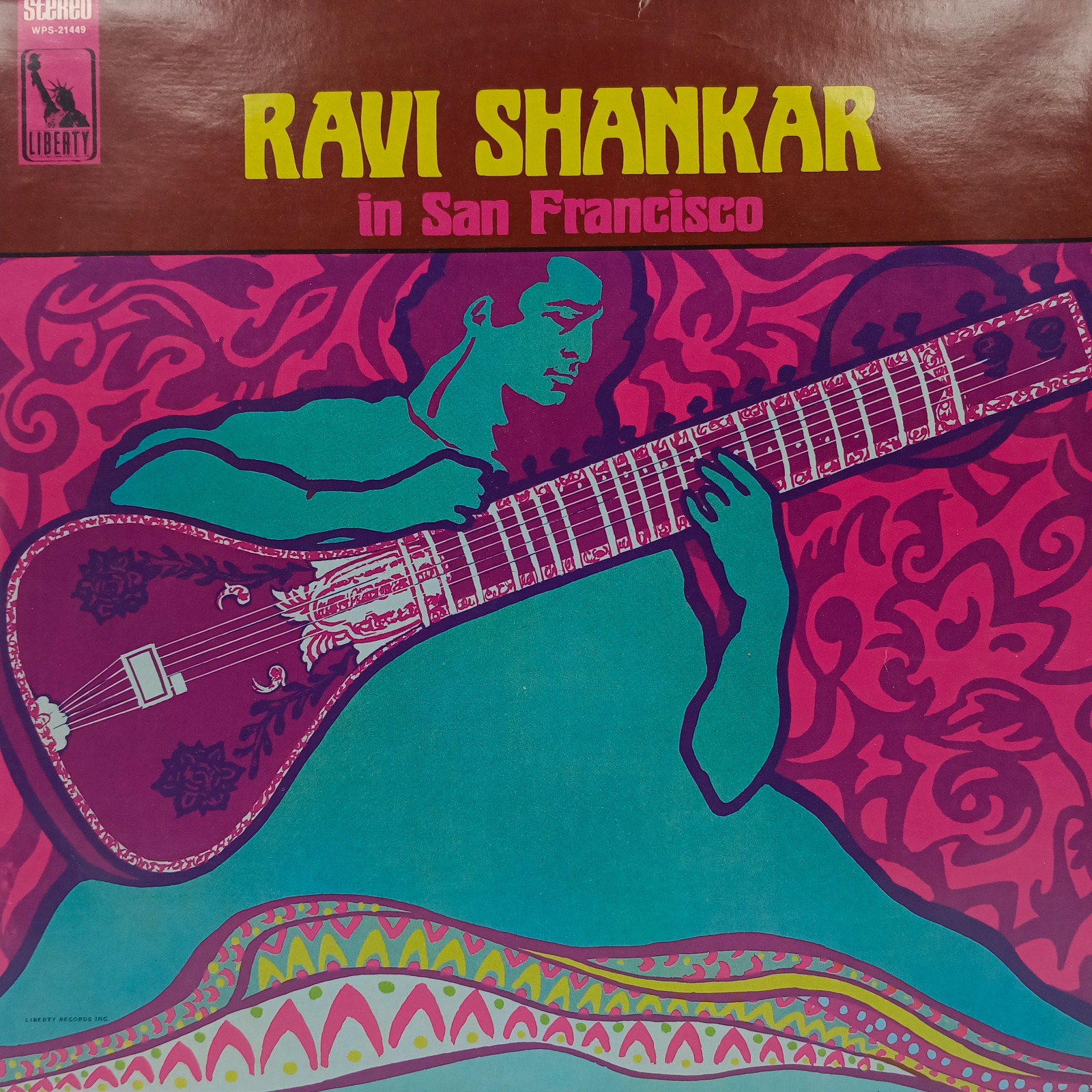 Ravi Shankar - WPS 21449 - Indian Classical Instrumental LP Vinyl Ravi Shankar - WPS 21449 - Indian Classical Instrumental LP Vinyl