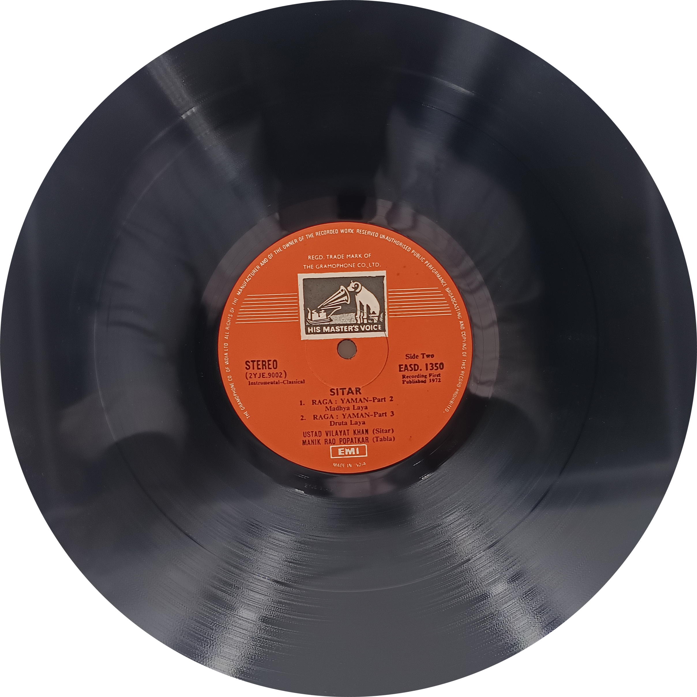 Vilayat Khan - EASD 1350 - (90-95%) - Indian Classical Instrumental LP Vinyl Record Vilayat Khan - EASD 1350 - (90-95%) - Indian Classical Instrumental LP Vinyl Record