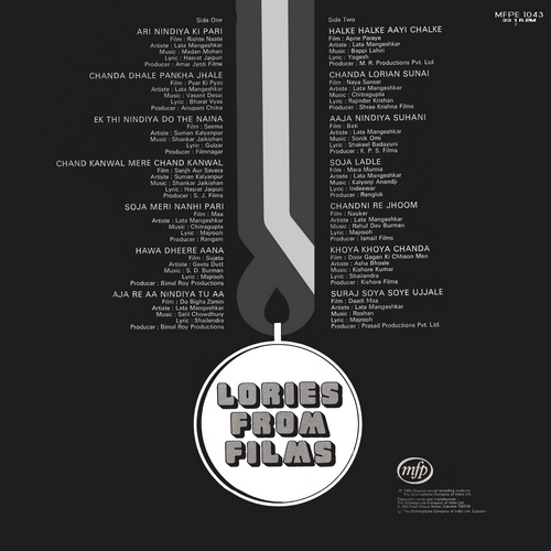 Lories From Films – MFPE 1043 – (85-90%) - CR - Film Hits LP Vinyl Record Lories From Films – MFPE 1043 – (85-90%) - CR - Film Hits LP Vinyl Record