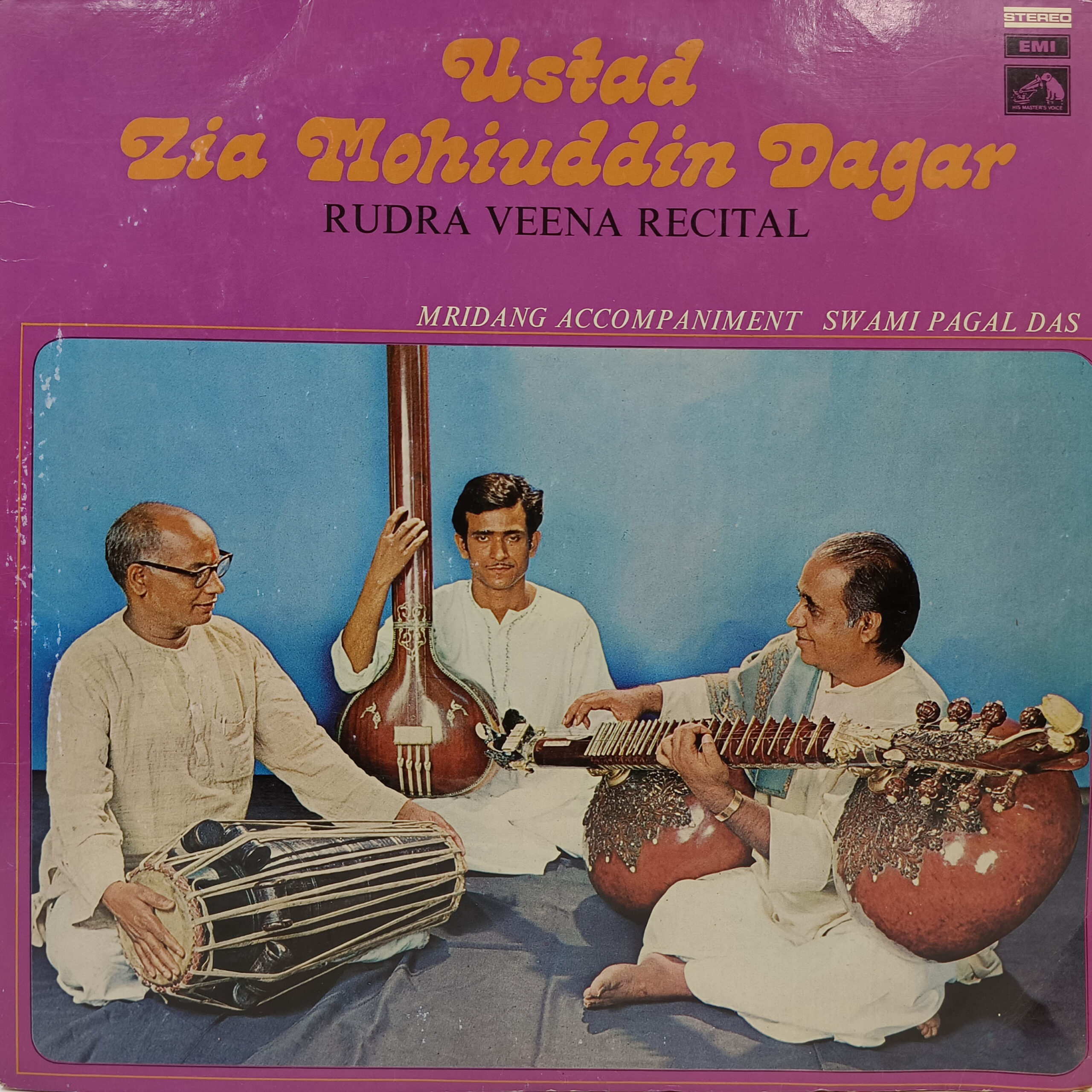 Zia Mohiuddin Dagar – Rudra Veena Recital – ECSD 2736 – (90-95%) – Indian Classical Instrumental LP Vinyl Record Zia Mohiuddin Dagar – Rudra Veena Recital – ECSD 2736 – (90-95%) – Indian Classical Instrumental LP Vinyl Record