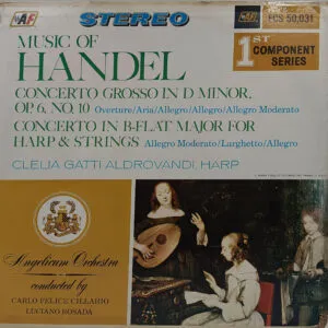 Luciano Rosada - Music of Handel - FCS 50031 - Western Classical LP Vinyl Record