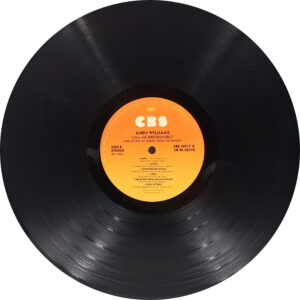 Andy Williams - The Academy Award-Winning "Call Me Irresponsible" - CBS 10017 - CR - LP Record
